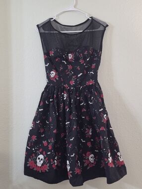 Hell Bunny | Dresses | Hell Bunny Lacey 5s Dress Pink Floral Birds Retro |  Poshmark